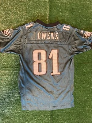 Camiseta deportiva vintage 2004 Terrell Owens Philadelphia Eagles Reebok NFL juvenil grande Foto 1 de 3