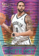 2013-14 Select Basketball White Hot Prizms Purple #31 Deron Williams 51/99
