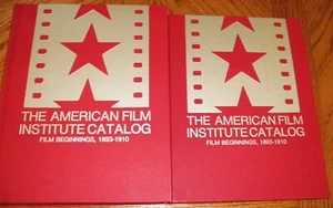 American Film institute Catalog 1893 - 1910, 2 Volume Set, Hardcover - Picture 1 of 2