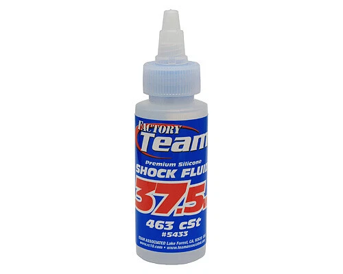 Team Associated Factory Team 37.5wt 463 cst Silicone Shock Oil 2oz ASC5433 5433 - Image 1 of 1