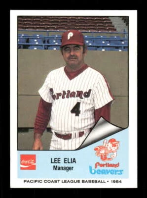 1984 Cramer Portland Beavers 200 Lee Elia MGR BXCP14 - Image 1 of 2