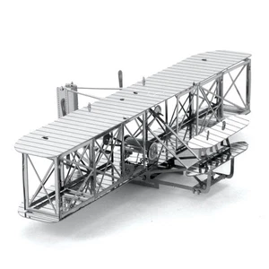 Fascinations Metal Earth Wright Brothers Aereo 3D Taglio Laser Acciaio Model Kit - Foto 1 di 5