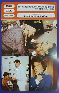 US UK Thriller Movie The Boys From Brazil Gregory Peck French Film Trade Card - Picture 1 of 1