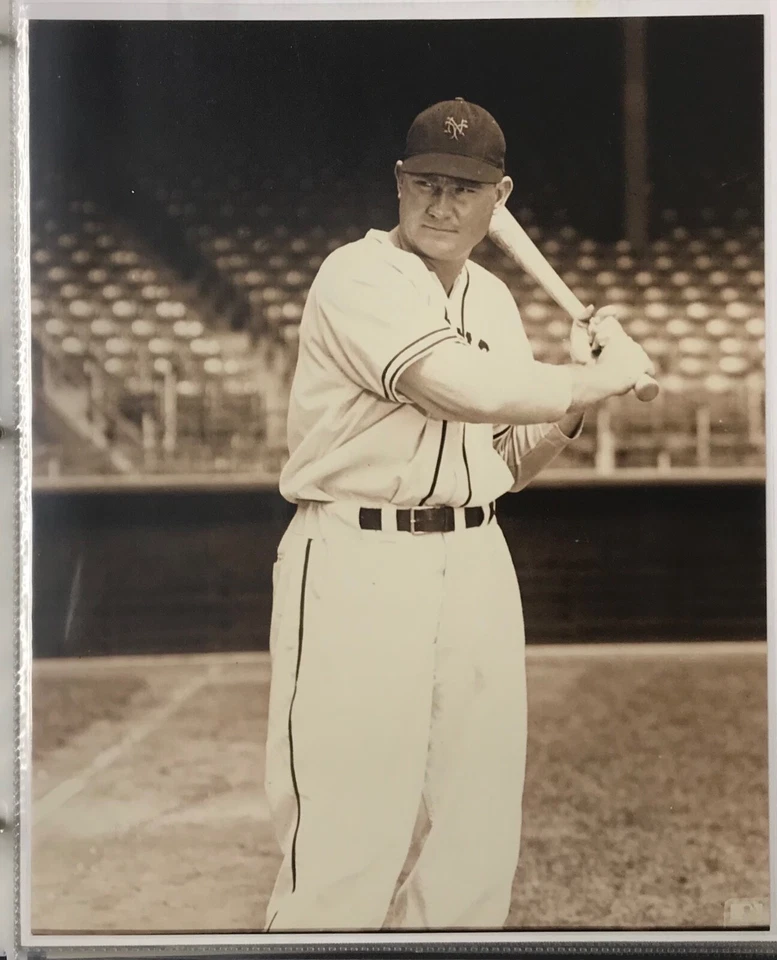 Vintage New York Yankees (HOF) Johnny Mize 8x10 Action Photo - Image 1 of 1