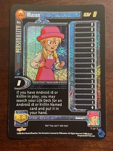 DRAGON BALL GT Z CCG Maron LÁMINA ALTERNATIVA Holo RARO LIMITADO 80 LV1 DBZ PUNTUACIÓN TCG 2004 - Imagen 1 de 10