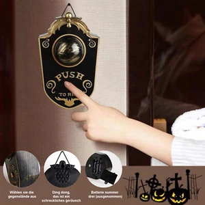 2025 Neu Halloween Türklingel Spooky Gruselig Augapfel Audio Deko Party Lustig - Bild 1 von 12