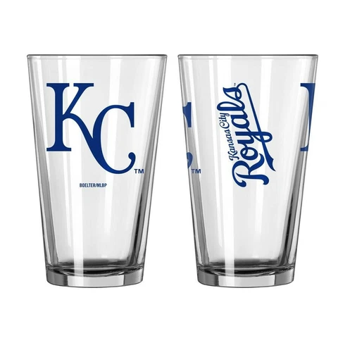KANSAS CITY ROYALS 16 OZ GAMEDAY TEAM LOGO PINT GLASS FROM BOELTER Cover