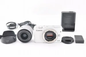 Canon EOS M10 18.0MP Mirrorless Digital Camera White 15-45mm IS Lens - Picture 1 of 24