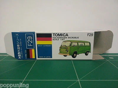 CAJA REPRODUCCIÓN para Tomica Caja Azul NºF29 Volkswagen Microbus Foto 1 de 4