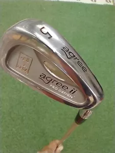 SQUARE TWO AGREE 2 PRO DESIGN # 5 IRON RH 38.5" LADIES FLEX GRAPHITE SHAFT -NICE - Picture 1 of 18