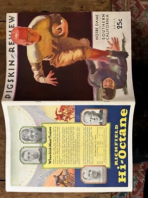 1932 Notre Dame vs USC football program/Trojans Win National Championship! - Image 1 of 4