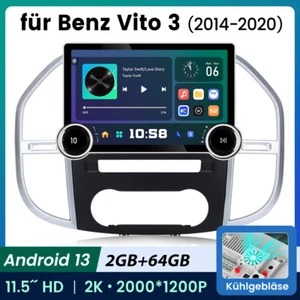 Android 13 Autoradio Für Mercedes Benz Vito 3 2014-2020 GPS Navi WIFI SWC BT 64G - Bild 1 von 10
