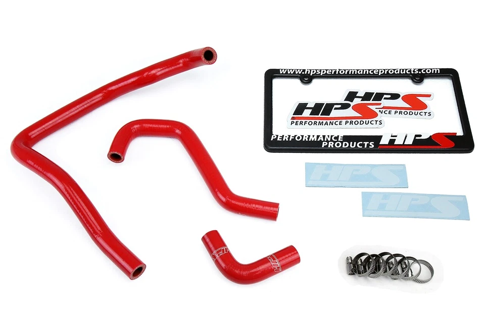 Kit de manguera de calefacción de silicona HPS para camioneta Toyota 4Runner 89-95 2.4 (rojo) Foto 1 de 1