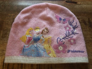 Disney Princess Girls Winter Hat Cap Beanie Size  4-7Y Small/Medium - Picture 1 of 4