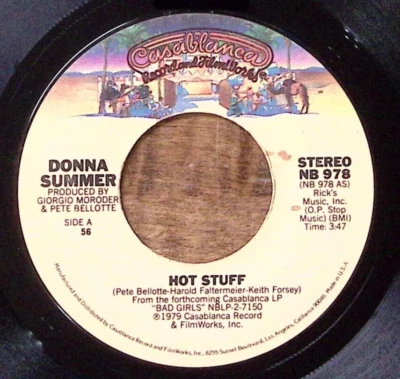 DONNA SUMMER JOURNEY TO THE CENTRE OF YOUR HEART/HOT STUFF  VINYL 45 53-55 Foto 1 de 3
