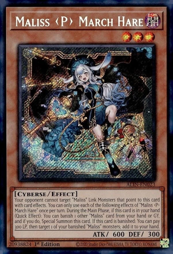Maliss March Hare - ALIN-EN023 - Secret Rare - 1st Edition - NM/MN - Image 1 of 1