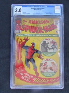 1964 - AMAZING SPIDER-MAN #8 - SILVER AGE - FEATURING LIVING BRAIN & HUMAN TORCH - Picture 1 of 3