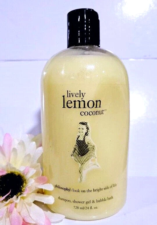Philosophy Lively Lemon Coconut Shower Gel 24 OZ JUMBO! ORIGINAL! - Image 1 of 1