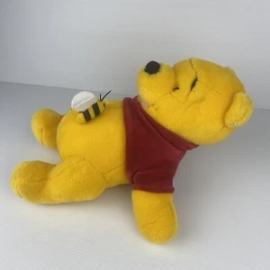 Disney Winnie The Pooh Bear Bumble Bee On Tummy Plush Soft Stuffed Toy 32cm - Picture 1 of 15