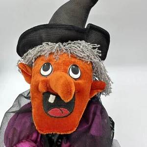 Vintage Witch Halloween Ghouls Just Want Fun Coynes and Co Animated Singing 11” - Picture 1 of 23