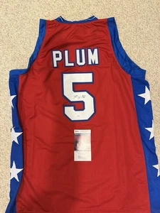 Kelsey Plum WNBA Autographed Signed Red USA Jersey XL - JSA COA - Picture 1 of 4