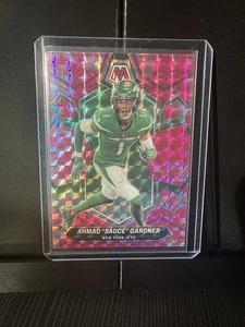 2024 Panini Mosaic - Ahmad Gardner #175 Camo Pink Mosaic Prizm New York Jets - Picture 1 of 10