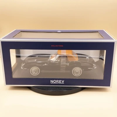 Chevrolet Corvette Sting Ray 1963 descapotable negro Norev 1/18 189055 Foto 1 de 3