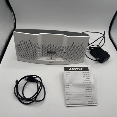✅ Altavoz Bose SoundDock XT Blanco Gris iPhone Lightning 415209 Foto 1 de 4
