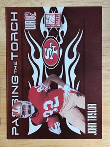 2010 Donruss Elite Passing the Torch Red #9 John Taylor/Michael Crabtree (EXMT) - Picture 1 of 2