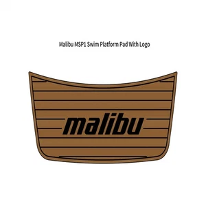 Malibu MSP1 Swim Platform Step Pad Boat EVA Foam Faux Teak Deck Floor Mat - Picture 1 of 19