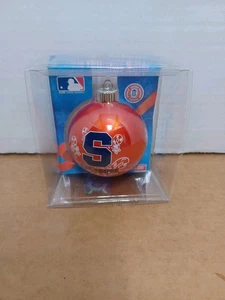 Syracuse Mets Glaskugel Weihnachtsschmuck MLB Baseball Zuckerstange BESCHREIBUNG LESEN - Bild 1 von 8