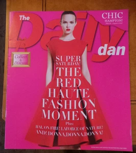 Daily Front Row Hamptons 2 sided cover Beach Beauty; Fashion; Donna Karan 2011 F - Picture 1 of 4