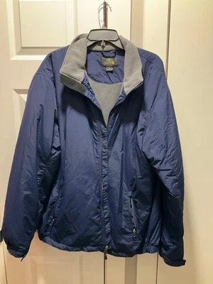 Redhead Men’s Fully Fleece Lined Outerwear Rain Jacket Size XL Navy/Grey Lining  - Image 1 of 4