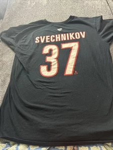 NHL Andrei Svechnikov Carolina Hurricanes #37 T-Shirt Jersey Fanatics Size XL - Picture 1 of 9