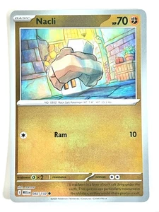 Nacli 082/132 Reverse Holo Common Mega Evolution Pokemon Pack Fresh Near Mint NM - Picture 1 of 4