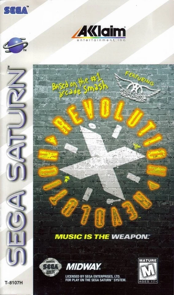 Revolution X  (Saturn, 1997) Game Disk Only - Image 1 of 1