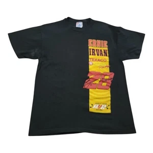 Ernie Irvan Vtg 90s T-Shirt Texaco Havoline Thunderbird NASCAR Yates Racing Sz L - Picture 1 of 10
