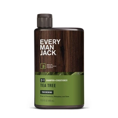 Every Man Jack 2 in 1 Mens Hair Thickening Shampoo Plus Conditioner 13.5 fl oz - Image 1 of 4