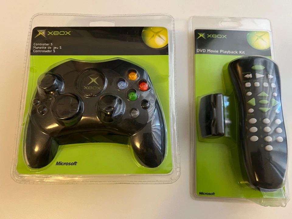 Xbox Original Microsoft Duke Controller Released 2001 In Packet