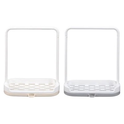  2Pcs Kitchen Storage Shelf Geschirrtuchhalter Non-Punching Towel Shelf Dishrag - Bild 1 von 4