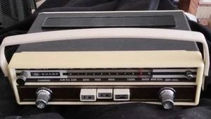 Rare SHARP FX-27A Car /Portable AM/FM RADIO - Cleaned and Adjusted - Picture 1 of 4