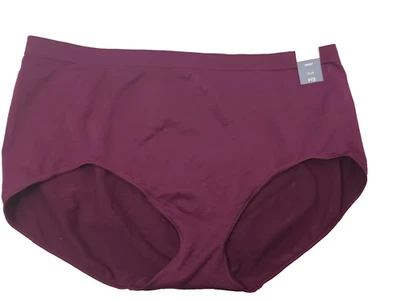 Ambrielle Burgandy Brief Panty  Size XL/8   New - Image 1 of 4
