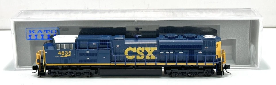 Kato 176-8436 N Scale CSX Powered EMD SD70ACe Diesel Locomotive #4835 w/DCC LN - Image 1 of 4