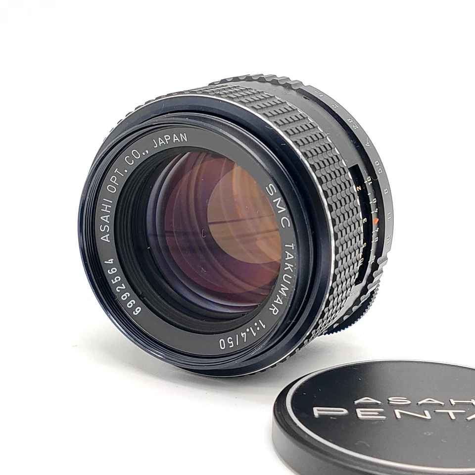 [NEAR MINT ] Pentax SMC TAKUMAR 50mm f/1.4 MF Standard Lens for M42 mount JAPAN - Image 1 of 4