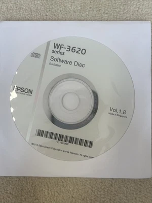 Original Epson WF-3620 Series Software Disc - Image 1 of 3