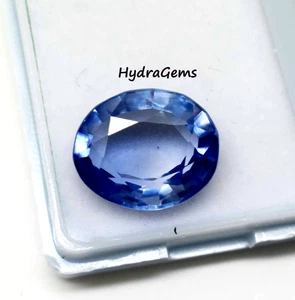 6 to 7 Ct Oval Cut Natural AA++ Quality Blue Ceylon Sapphire Loose Gemstone - Picture 1 of 7