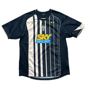 Rare VTG 2004-05 Juventus Nike Sky Sport Jersey Black Pink Away Soccer Shirt XL - Picture 1 of 11