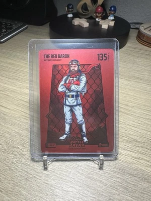 2026 Bo Jackson Battle Arena - El Barón Rojo Rick Sutcliffe Lámina de Batalla Roja Foto 1 de 2