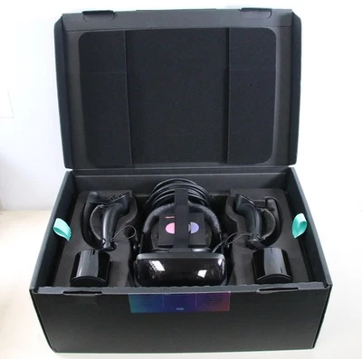 Valve Index STEAM VR Headset Kit COMPLETE Black Full Kit in Box - EXCELLENT - Image 1 of 4