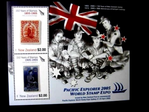 NEW ZEALAND NHM MINIATURE SHEET-2005 PACIFIC EXPLORER STAMP EXHIB. SG  MS 2785 - Picture 1 of 1